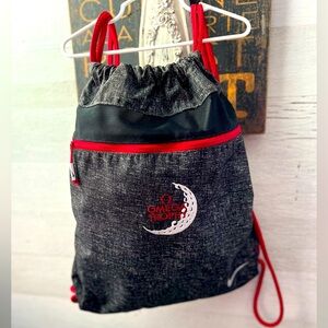 Omega Trophy NIKE Drawstring Backpack - Black and Red